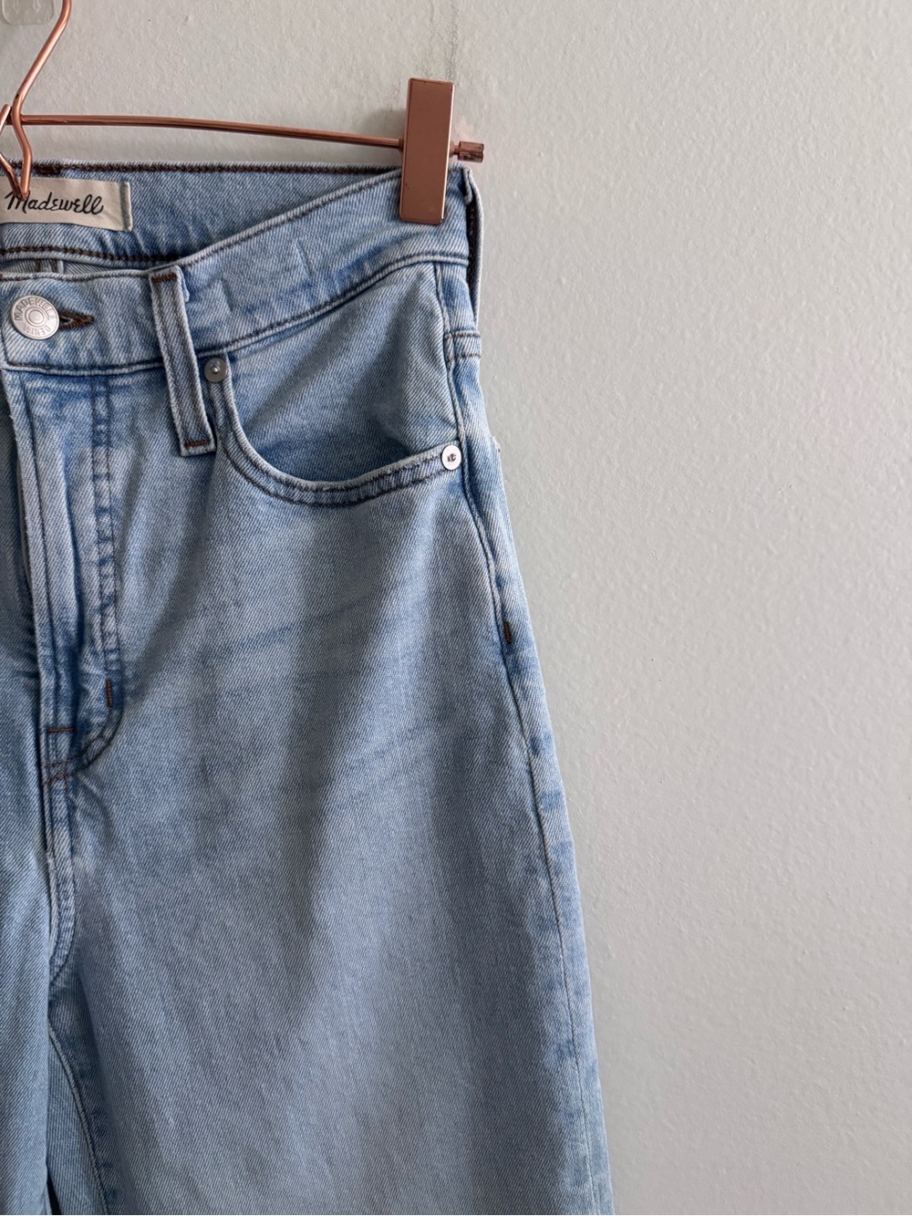 Madewell The Perfect Vintage Jean Raebrook Wash Comfort Stretch Size 26 - Picture 4 of 16